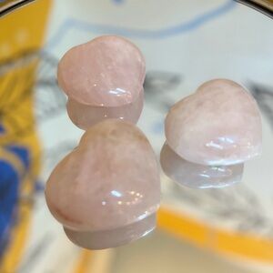 Heart-Shaped Pink Rose Quartz